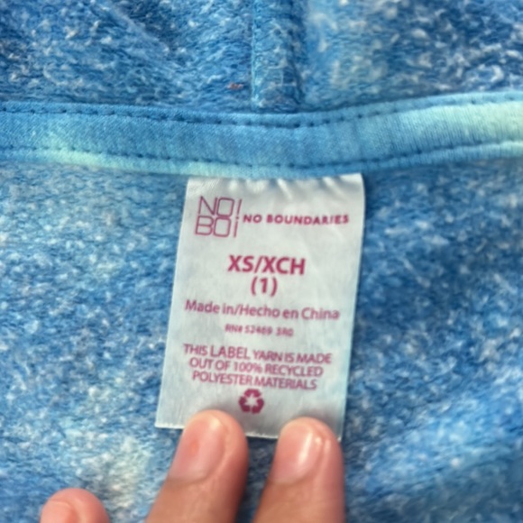 Tie die zip up sweater - Picture 2 of 2